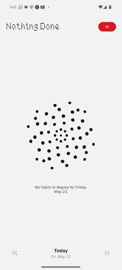 Nothing Done App Screenshot 06