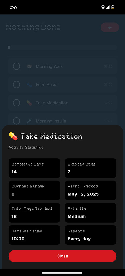 Nothing Done App Screenshot 04